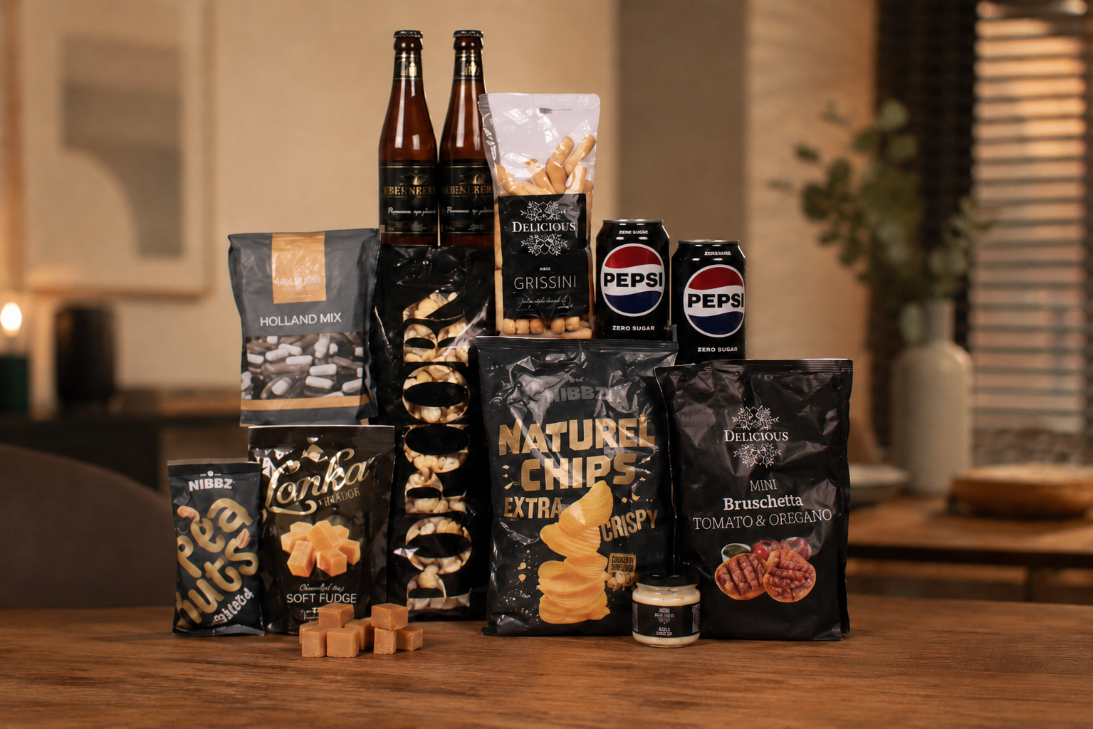 Kerstpakket Aan de borrel sfeerafbeelding